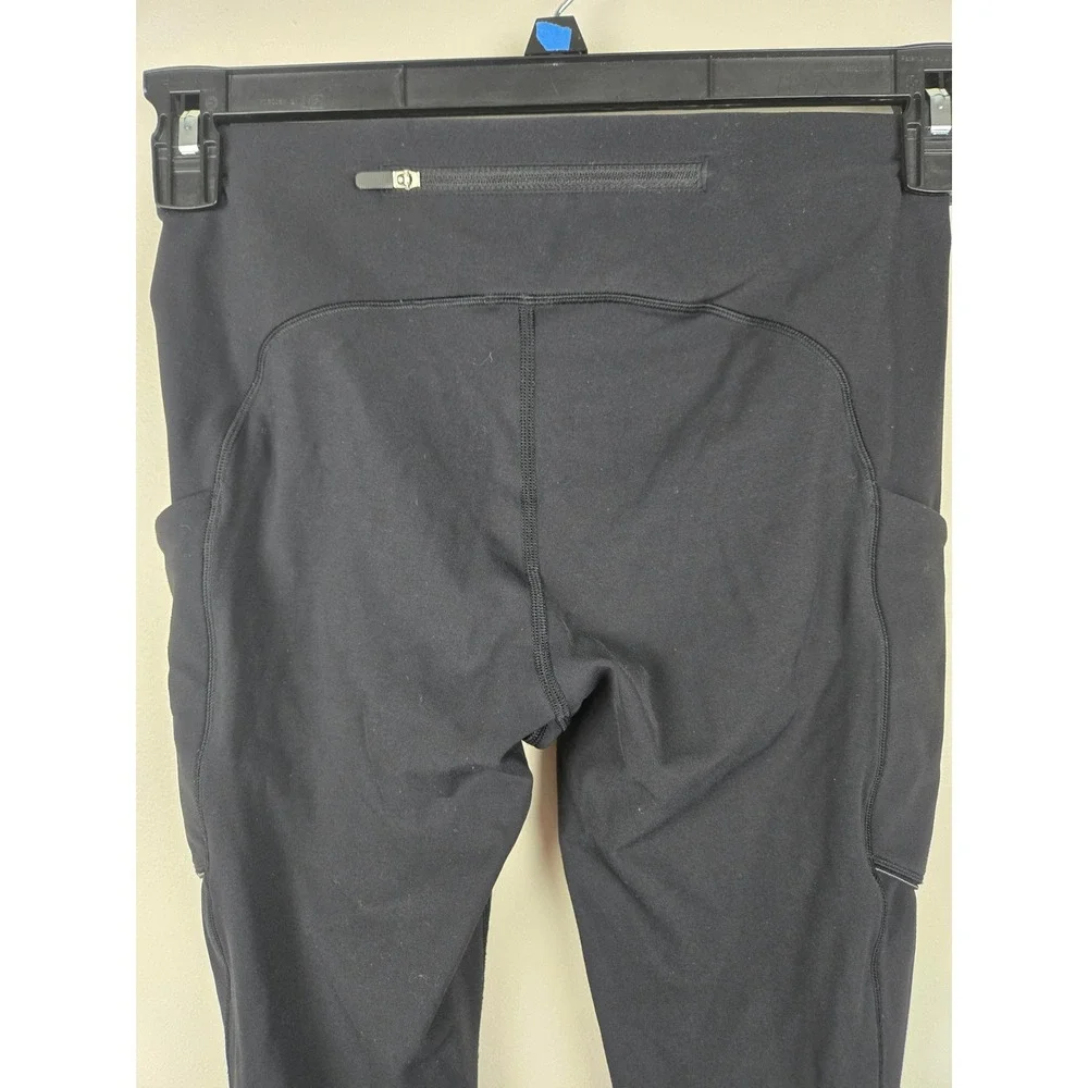 Lululemon Speed Up Tight 28 Black High Rise Running‎ Leggings Womens Size 6